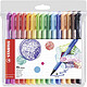 STABILO pointMax 15 stylos feutres 0.8 mm Stylos feutres avec pointe moyenne 0.8 mm 15 couleurs assorties