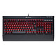 Corsair Gaming K68 (Cherry MX Red) Gaming keyboard - red mechanical switches (Cherry MX Red switches) - red backlighting - multimedia keys - AZERTY, French
