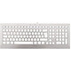Cherry Strait 3.0 For Mac (white) Ultra-flat multi-media chiclet keyboard - silent typing - for Mac (QWERTY, French)