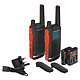 Motorola TALKABOUT T82 Twin Pack Pack of 2 Walkie-Talkies with LED light and 10 km range