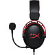 HyperX Cloud Alpha Closed gaming headset - stro 2.0 sound - removable noise-cancelling microphone - aluminium hinges - leather ear pads - integrated controls - TeamSpeak and Discord certified