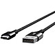 Belkin Cable USB-C a USB-A Cable de carga y sincronización de USB-A a USB-C Kevlar