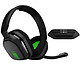 Astro A10 + MixAmp M60 Gris/Vert (PC/Mac/Xbox One/PlayStation 4/Switch/Mobiles) Casque gaming - Circum-aural fermé - Microphone unidirectionnel rétractable - Jack 3.5 mm - Compatible PC/Mac/Xbox One/PlayStation 4/Switch/Mobiles