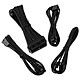 BitFenix Alchemy - Extension Cable Kit - black Power cable extension kit with sleeves