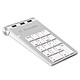 XtremeMac Aluminium Keypad 3 ports USB Teclado numérico ultraplano con teclas planas y 3 puertos USB 3.0