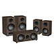 Jamo S 803 HCS Walnut Dolby Atmos compatible 5.0 speaker package