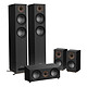 Jamo S 807 HCS Black Dolby Atmos compatible 5.0 speaker package