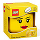  LEGO Tête de Rangement Fille S