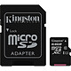 Kingston Canvas Select SDCS/64GB Carte mémoire microSDXC UHS-I U1 64 Go avec adaptateur SD