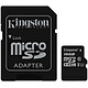 Kingston Canvas Select SDCS/16GB Scheda di memoria microSDXC UHS-I U1 da 16 GB con adattatore SD