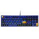 Ducky Channel One 2 Horizon (Cherry MX Blue) High-end keyboard - blue mechanical switches (Cherry MX Blue switches) - PBT keys - AZERTY, French