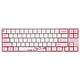 Ducky Channel x Varmilo MIYA Pro Sakura Edition (Cherry MX Red) High-end keyboard - red mechanical switches (Cherry MX Red switches) - compact TKL format - pink backlighting - PBT keys - AZERTY, French