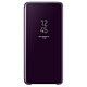 Samsung Clear View Cover Violet Galaxy S9+ Etui à rabat avec affichage date/heure et fonction stand pour Samsung Galaxy S9+