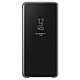 Samsung Clear View Cover Noir Galaxy S9+ Etui à rabat avec affichage date/heure et fonction stand pour Samsung Galaxy S9+