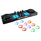 Hercules DJControl Compact + LED Wristbands Pack Console DJ compacte USB + Pack de 10 bracelets LED 5 coloris