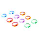 Hercules LED Wristbands Pack Paquete de 10 pulseras LED interactivas (5 colores)