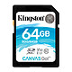 Kingston Canvas Go! SDG/64GB Carte mémoire SDXC UHS-I U3 64 Go