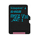 Kingston Canvas Go! SDCG2/64GBSP Carte mémoire microSDXC UHS-I U3 64 Go