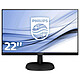 Philips 21.5" LED - 223V7QHSB/00 1920 x 1080 píxeles - 5 ms (gris a gris) - Formato panorámico 16/9 - Pantalla IPS - Negro