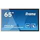 iiyama 65" LED - Prolite TF6537UHSC-B2AG Écran tactile multipoint 3840 x 2160 pixels 16:9 - IPS-AG - 1000:1 - 8 ms - HDMI - DisplayPort - Haut-parleur intégré - Noir