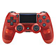 Sony DualShock 4 v2 (Crystal Rouge) Manette officielle sans fil pour PlayStation 4