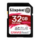 Kingston Canvas React SDR/32GB Carte mémoire SDHC UHS-I U3 32 Go