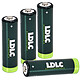 LDLC+ NiMH AA  - 4 piles rechargeables AA (HR6) 2000 mAh Lot de 4 piles rechargeables NiMH