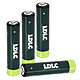 LDLC+ NiMH AAA - 4 piles rechargeables AAA (HR03) 800 mAh Lot de 4 piles rechargeables NiMH