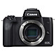 Canon EOS M50 Noir Appareil photo hybride 24.1 MP - Vidéo 4K - AF CMOS Dual Pixel - Ecran LCD tactile orientable 3" - Wi-Fi/NFC - Bluetooth (boîtier nu)