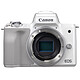 Canon EOS M50 Blanc Appareil photo hybride 24.1 MP - Vidéo 4K - AF CMOS Dual Pixel - Ecran LCD tactile orientable 3" - Wi-Fi/NFC - Bluetooth (boîtier nu)