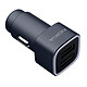 Nokia Chargeur allume-cigare USB 2.4A Noir Chargeur allume-cigare universel 2.14 avec 2 ports USB