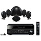 Yamaha MusicCast RX-V583 Noir + KEF E305 Noir Ampli-tuner Home Cinéma 7.2 3D avec Dolby Atmos, DTS:X, HDMI 2.0, HDCP 2.2, Upscaling Ultra HD 4K, Wi-Fi, Bluetooth, AirPlay et MusicCast + Système Home Cinéma 5.1