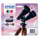 Epson Binoculares 502XL 4 colores - Pack de 4 cartuchos de tinta de alta capacidad Cyan / Magenta / Amarillo y Negro (28.4 ml / 1960 páginas)
