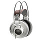 AKG K701 Open Circum-aural Hi-Fi / Auriculares de monitorización con bobinado plano, aro de cuero y auriculares de terciopelo