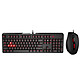 HP Omen Light Gaming Pack Gamer kit with backlit mechanical keyboard and laser mouse 8200 dpi 6 programmable buttons (AZERTY French)