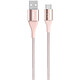 Belkin Duratek Mixit USB-A a USB-C Pink Cable Cable de carga y sincronización de USB-A a USB-C Kevlar - Rosa