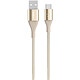 Belkin Duratek USB-A a USB-C Oro Mixit Cable Cable de carga y sincronización de USB-A a USB-C Kevlar - Dorado