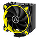 Arctic Freezer 33 eSports ONE - Amarillo Ventilador del procesador (para zócalo Intel 1150/1151/1155/1156/2011-v3/2066 y AMD AM4)