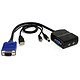 StarTech.com Répartiteur vidéo 2 ports VGA avec audio Splitter / répartiteur vidéo VGA avec audio alimenté par USB - 1x VGA (Mâle) vers 2x VGA (Femelle)