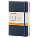 Moleskine Classic Hardcover Pocket Ruled Bleu  Carnet classic à couverture rigide format de poche ligné - 9 x 14 cm