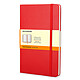 Moleskine Classic Hardcover Pocket Ruled Rouge  Carnet classic à couverture rigide format de poche ligné - 9 x 14 cm