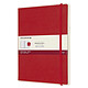 Moleskine Paper Tablet Hardcover XL Ruled Rouge Carnet intelligent à couverture rigide très grand format ligné avec technologie invisible NCoded - 19 x 25 cm