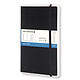 Moleskine Paper Tablet Hardcover Large Dotted Noir Carnet intelligent à couverture rigide grand format grille de pointillés avec technologie invisible NCoded - 13 x 21 cm