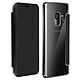 Akashi Folio Carcasa Negro Galaxy S9 Funda de piel sintética para Samsung Galaxy S9