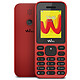 Wiko Lubi 5 Cherry Teléfono 2G Dual SIM - Pantalla 1.8" 120 x 160 - Bluetooth 2.1 - 800 mAh
