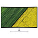Acer 31.5" LED - EB321QURwidp 2560 x 1440 pixels - 1 ms - Format 16/9 - Dalle TN incurvée - DisplayPort - HDMI - Blanc