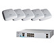 Cisco Catalyst WS-C2960L-8PS-LL +  5 x Cisco Aironet AIR-AP1815I-E-K9C Switch PoE+ 8 ports 10/100/1000 Mbps + 2 ports SFP + 5 Points d'accès sans fil Wi-Fi AC (867 Mbps) Wave 2 MU-MIMO 2x2 avec contrôleur intégré à la borne