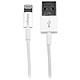 StarTech.com USBLT1MWS USB 2.0 a cable de relámpago (M/M - 1 m) Blanco