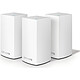 Linksys Velop (VLP0103) Sistema Wi-Fi multi-room (3 Pack) 3 router o access point wireless MU-MIMO Dual-Band MESH Wi-Fi AC1200 (867.400 Mbps) 2 porte Gigabit Ethernet