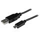 StarTech.com USBAUB50CMBK Câble USB 2.0 Type-A vers micro USB 2.0 Type-B pour charge et synchronisation (Mâle/Mâle - 50 cm)